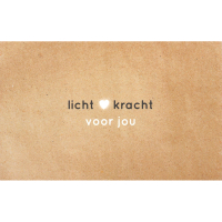 Wenskaart Licht kracht voor jou